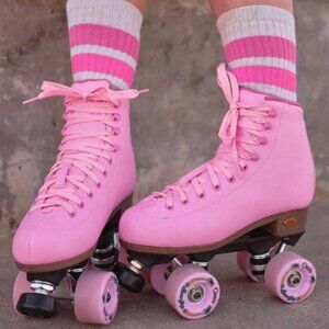 Sure-Grip LIMITED EDITION Roller Skates in Passion Pink - Oasis Wheels (SIZE 8)